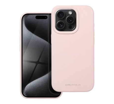 Roar Cloud-Skin Case -  iPhone 15 Pro Light ružový