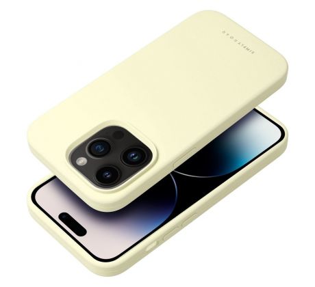 Roar Cloud-Skin Case -  iPhone 15 Pro Light žltý