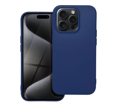 SOFT Case  iPhone 15 Pro tmavomodrý