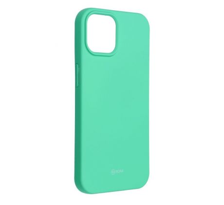 Roar Colorful Jelly Case -  iPhone 15 slabomodrý tyrkysový mentolový