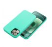 Roar Colorful Jelly Case -  iPhone 15 slabomodrý tyrkysový mentolový