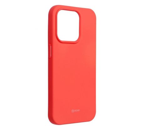 Roar Colorful Jelly Case -  iPhone 15 Pro oranžovoružový