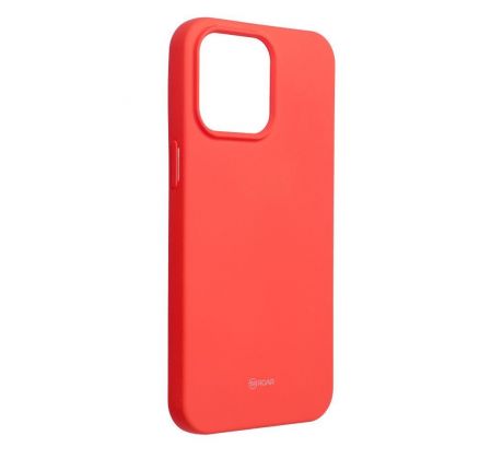 Roar Colorful Jelly Case -  iPhone 15 Pro Max oranžovoružový
