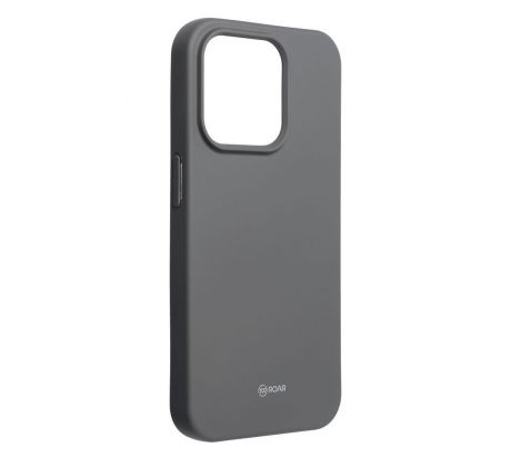 Roar Colorful Jelly Case -  iPhone 15 Pro šedý