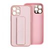 LEATHER Case Kickstand  iPhone 15 Plus  ružový