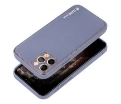 LEATHER Case  iPhone 15 Plus modrý