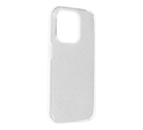 SHINING Case  iPhone 15 Pro strieborný