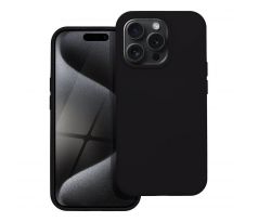 SILICONE Case  iPhone 15 Pro cierny