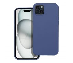 SILICONE Case  iPhone 15 Plus modrý