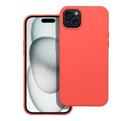 SILICONE Case  iPhone 15 Plus peach