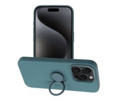 SILICONE RING Case  iPhone 15 Pro zelený