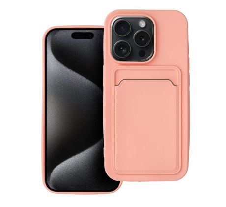 CARD Case  iPhone 15 Pro ružový