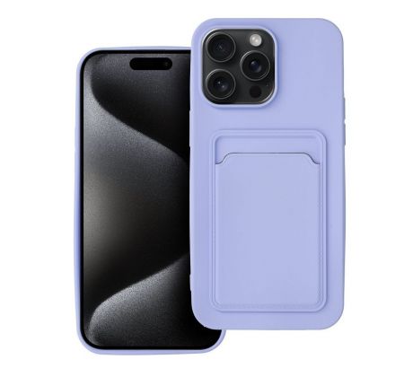 CARD Case  iPhone 15 Pro Max fialový