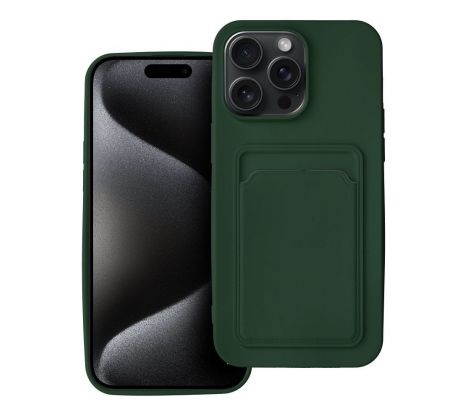 CARD Case  iPhone 15 Pro Max zelený