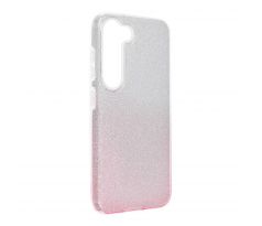SHINING Case  Samsung Galaxy S23 priesvitný/ružový