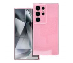 CLEAR CASE 2mm BLINK  Samsung Galaxy S24 Ultra ružový
