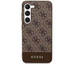 Original   GUESS GUHCS24MG4GLBR  Samsung Galaxy S24 Plus (4G Bottom Stripe / hnedý)