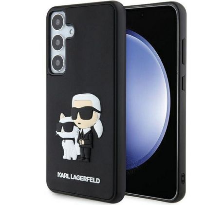 Original   KARL LAGERFELD KLHCS24S3DRKCNK  SASMSUNG S24 (3D RUBBER KC NFT) cierny