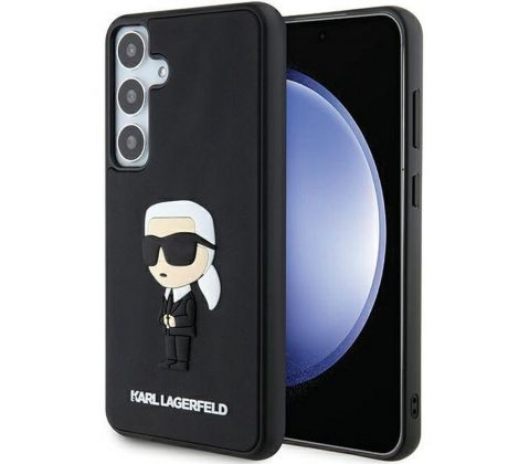 Original   KARL LAGERFELD KLHCS24S3DRKINK  SASMSUNG S24 (3D RUBBER IKONIK NFT) cierny