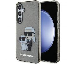 Original   KARL LAGERFELD KLHCS24MHNKCTGK  SASMSUNG S24 Plus (IML GLIT NFT K&C) cierny