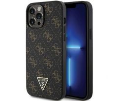 GUESS   iPhone 14 Pro GUHCP14LPG4GPK (4G Triangle Metal Logo) cierny