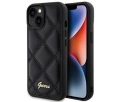 GUESS   iPhone 13 / 14 / 15 GUHCP15SPSQSQSK (Quilted Metal Logo) cierny