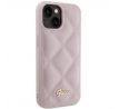 GUESS   iPhone 13 / 14 / 15 GUHCP15SPSQSQSP (Quilted Metal Logo) ružový