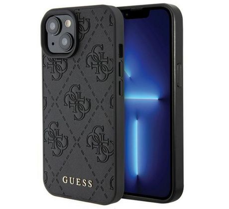 Original   GUESS GUHCP15SP4EPMK  iPhone 15 (Quilted 4G Classic / cierny)