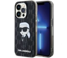 Original   KARL LAGERFELD KLHCP15LHNKMKLK  iPhone 15 Pro (Ikonik Monogram / cierny)