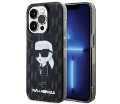 Original   KARL LAGERFELD KLHCP15XHNKMKLK  iPhone 15 Pro Max (Ikonik Monogram / cierny)