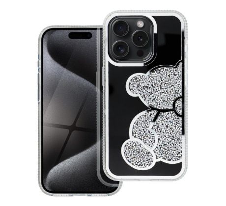 TEDDY BEAR Case  iPhone 13 Pro strieborný