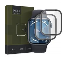 OCHRANNÉ HYBRIDNÉ SKLO HOFI HYBRID PRO+ 2-PACK APPLE WATCH 7 / 8 / 9 (45 mm) BLACK