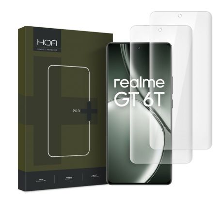 OCHRANNÉ TVRDENÉ SKLO HOFI UV GLASS PRO+ 2-PACK REALME GT 6 / GT 6T CLEAR