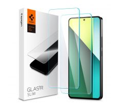 OCHRANNÉ TVRDENÉ SKLO SPIGEN GLAS.TR SLIM 2-PACK XIAOMI REDMI NOTE 13 Pro 5G CLEAR