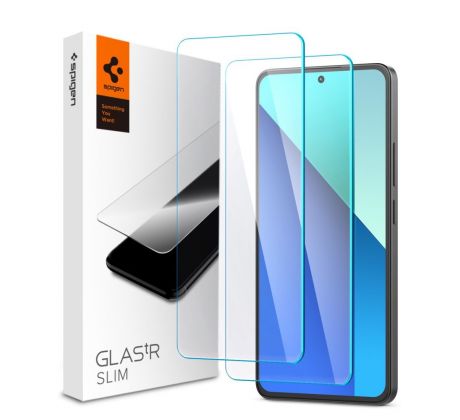 2PACK SET OCHRANNÝCH SKIEL SPIGEN GLAS.TR SLIM 2-PACK XIAOMI REDMI NOTE 13 4G / LTE CLEAR