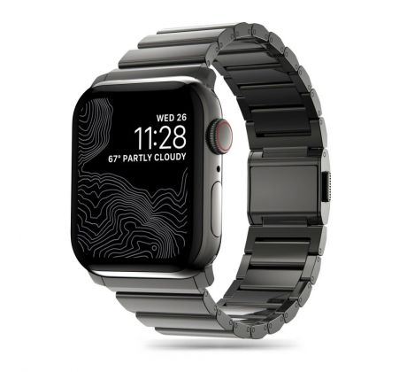 REMIENOK TECH-PROTECT STEELBAND APPLE WATCH 4 / 5 / 6 / 7 / 8 / 9 / SE / ULTRA 1 / 2 (42 / 44 / 45 / 49 mm) BLACK