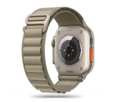 REMIENOK TECH-PROTECT NYLON PRO APPLE WATCH 4 / 5 / 6 / 7 / 8 / 9 / SE / ULTRA 1 / 2 (42 / 44 / 45 / 49 mm) TITANIUM/OLIVE