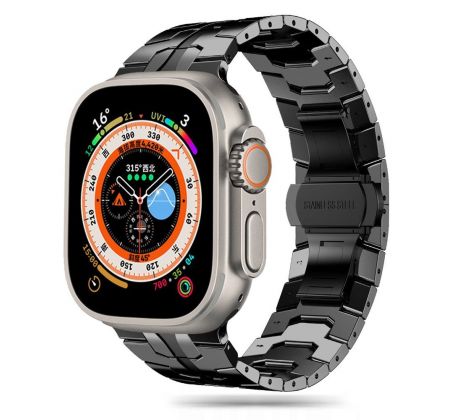 REMIENOK TECH-PROTECT STAINLESS LINE APPLE WATCH 4 / 5 / 6 / 7 / 8 / 9 / SE / ULTRA 1 / 2 (42 / 44 / 45 / 49 mm) BLACK