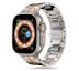 REMIENOK TECH-PROTECT STAINLESS LINE APPLE WATCH 4 / 5 / 6 / 7 / 8 / 9 / SE / ULTRA 1 / 2 (42 / 44 / 45 / 49 mm) TITANIUM/ORANGE