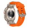 REMIENOK TECH-PROTECT DELTA PRO APPLE WATCH 4 / 5 / 6 / 7 / 8 / 9 / SE / ULTRA 1 / 2 (42 / 44 / 45 / 49 mm) ORANGE/TITANIUM