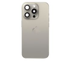 Apple iPhone 15 Pro Max - Zadný housing (Natural Titanium) 