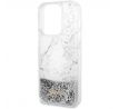 GUESS   iPhone 14 Pro GUHCP14LLCSGSGH (Liquid Glitter Marble) biely