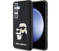 Original   KARL LAGERFELD KLHCS24M3DRKCNK  SASMSUNG S24 Plus (3D RUBBER KC NFT) cierny