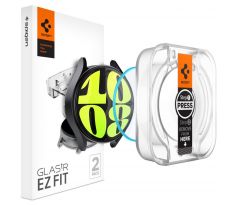 2PACK SET OCHRANNÝCH SKIEL SPIGEN GLAS.TR ”EZ-FIT” 2-PACK SAMSUNG GALAXY WATCH 7 (40 mm) CLEAR