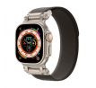 REMIENOK TECH-PROTECT NYLON DELTA APPLE WATCH 4 / 5 / 6 / 7 / 8 / 9 / SE / ULTRA 1 / 2 (42 / 44 / 45 / 49 mm) BLACK/ORANGE