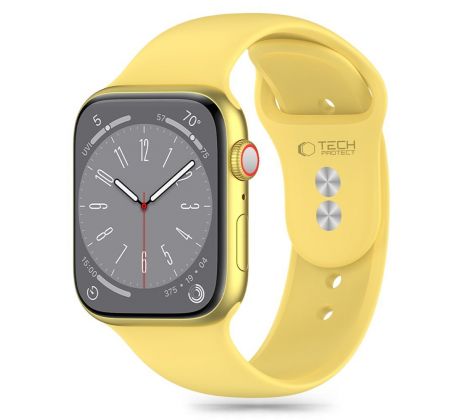 TECH-PROTECT SILICONE APPLE WATCH 4 / 5 / 6 / 7 / 8 / 9 / SE / ULTRA 1 / 2 (42 / 44 / 45 / 49 mm) CANARY YELLOW