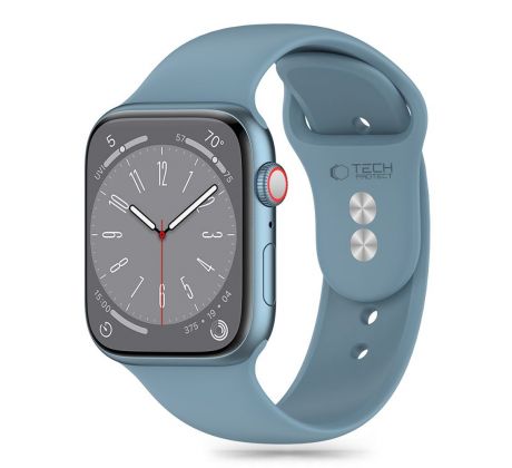 TECH-PROTECT SILICONE APPLE WATCH 4 / 5 / 6 / 7 / 8 / 9 / SE / ULTRA 1 / 2 (42 / 44 / 45 / 49 mm) WINTER BLUE