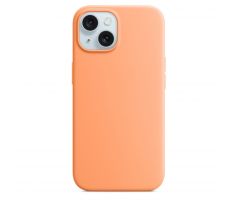 iPhone 16 Plus Silicone Case s MagSafe - Orange Sorbet design (oranžový)