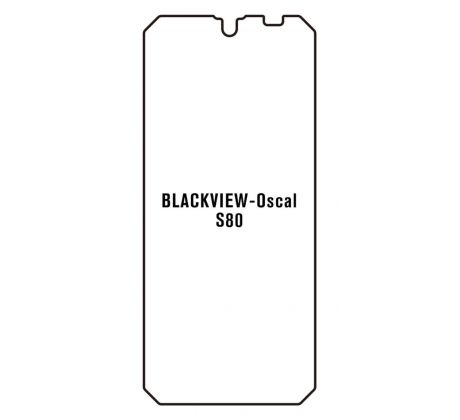 Hydrogel - ochranná fólia - Blackview Oscal S80