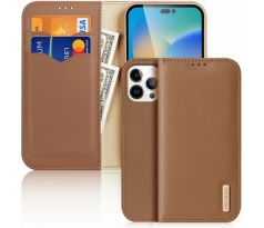 DUX DUCIS wallet  HIVO  iPhone 15 Pro hnedý